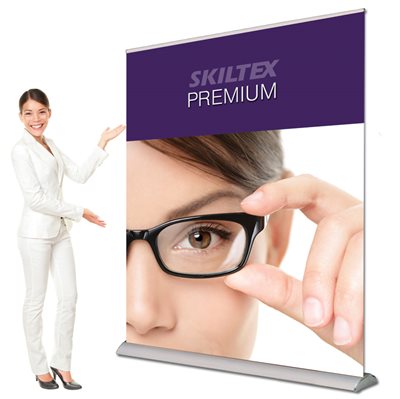 PREMIUM rollup display inkl. tryck - 150 x 200 cm