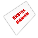 Extra banner till Pop-Up Wall Fabric 3x3 - Inkl. tryck