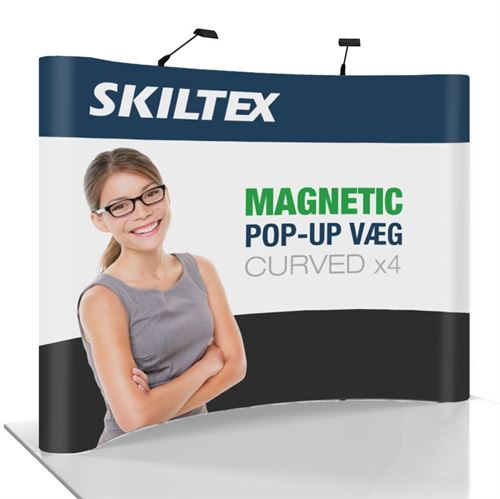 Pop-Up Wall Magnetic x4 - 310x225 cm - Inkl. tryck