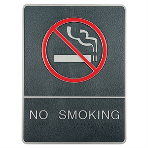 no smoking skylt