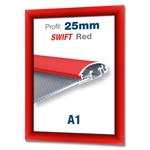 Röd Swift klickram med 25mm profil - A1