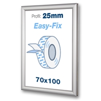 EasyFix Självhäftande Snäppramar med 25mm profil - 70x100 cm