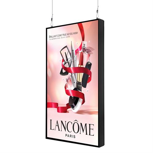 Smart-Line Wall - Digital Skylt för vägg / tak med 43" Display - Svart