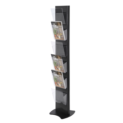 Torre svart 6xA4 broschyrstativ