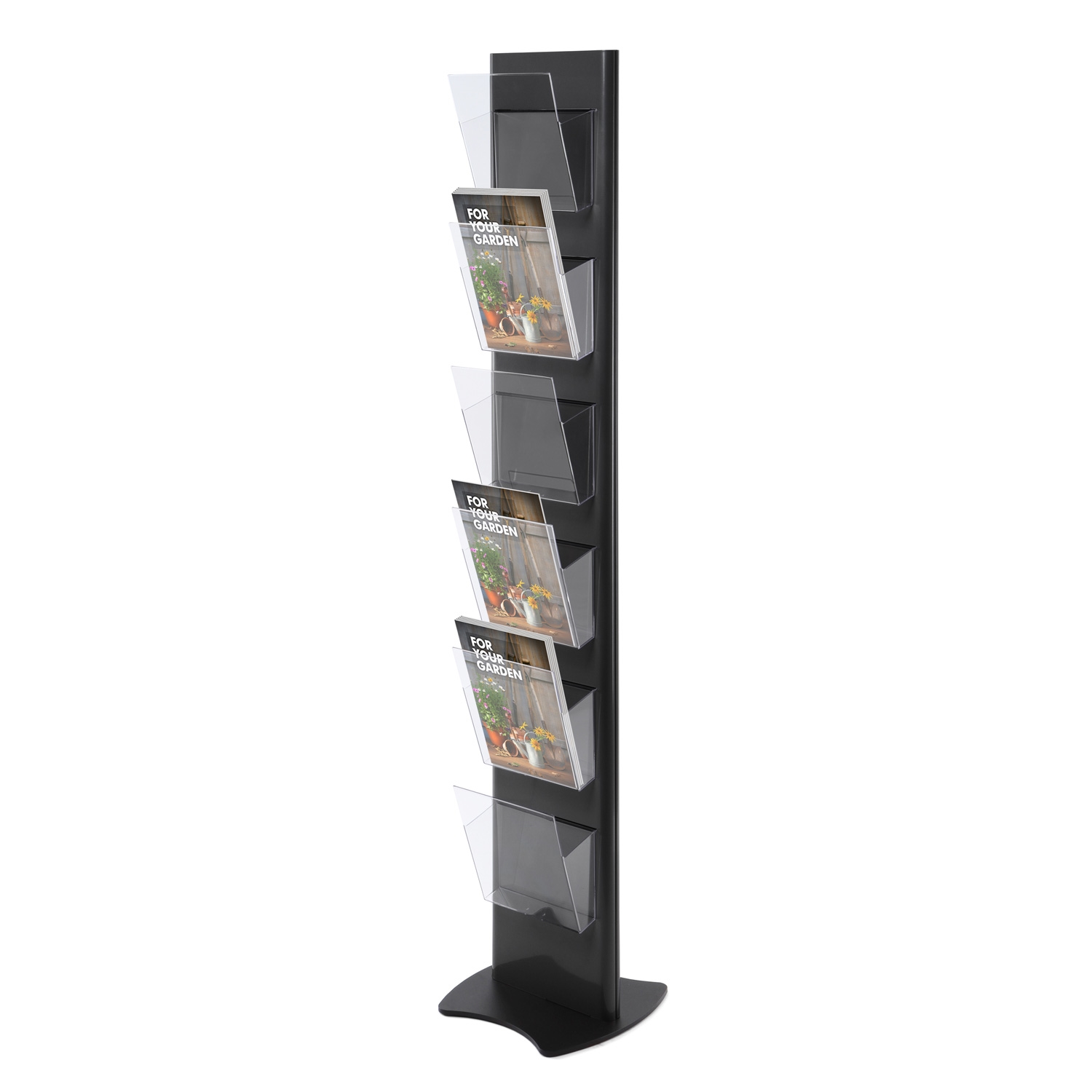 Torre svart 6xA4 broschyrstativ