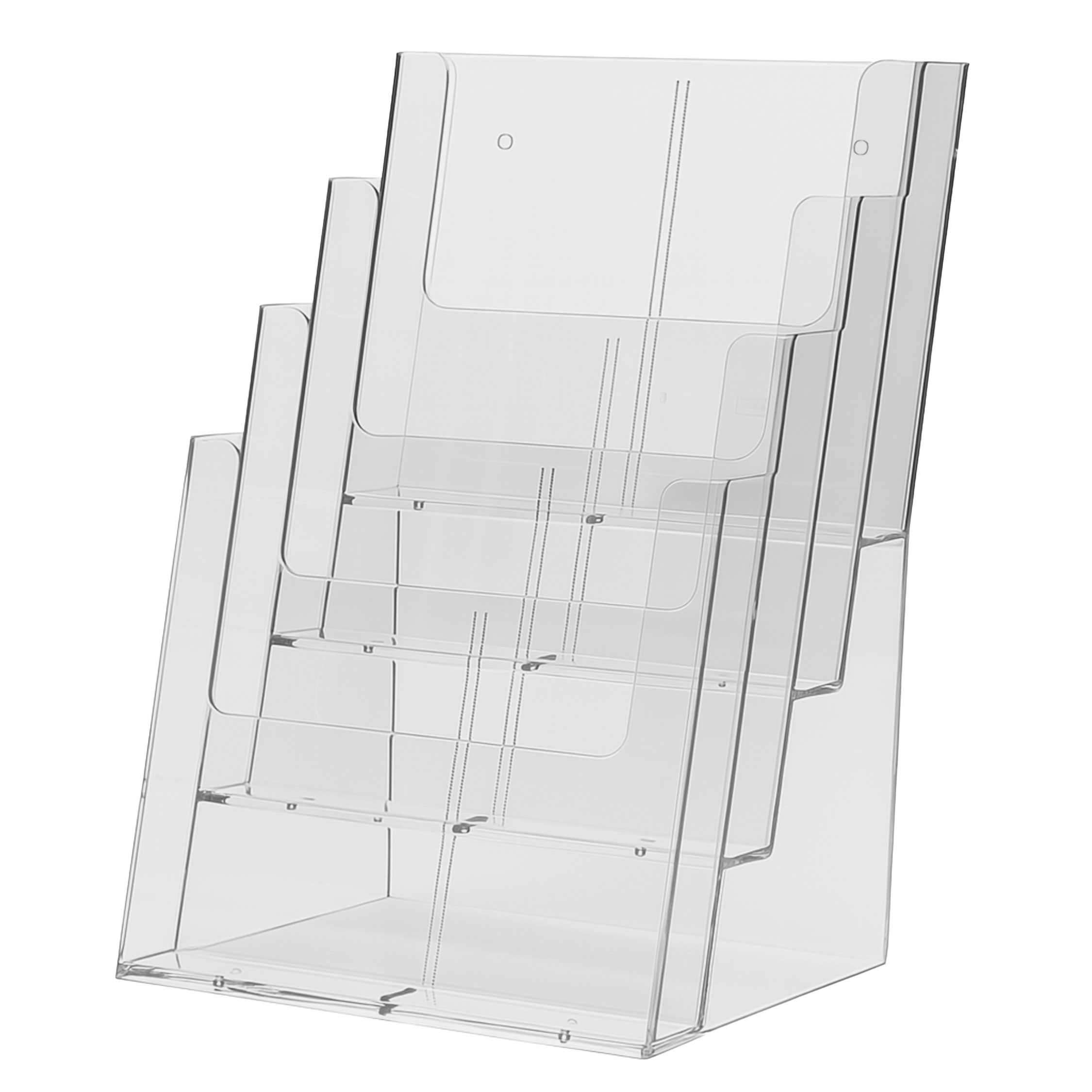 Taymar® Akryl 4-fack Broschyrställ för bord - A4