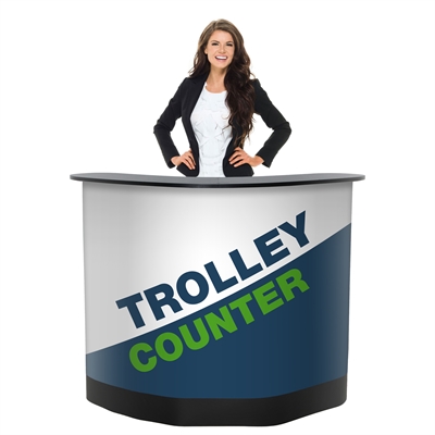 Trolley Counter Mässbord - Inkl. tryck