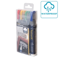 Waterproof pennor till griffeltavla 2-6mm - 4 Färger