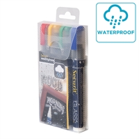 Waterproof pennor till griffeltavla 2-6mm - 4 Färger