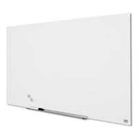 Nobo Widescreen 57" vit glastavla - 126x71 cm