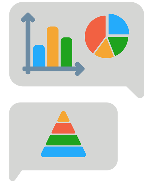 Illustration av datainsikt och statistik